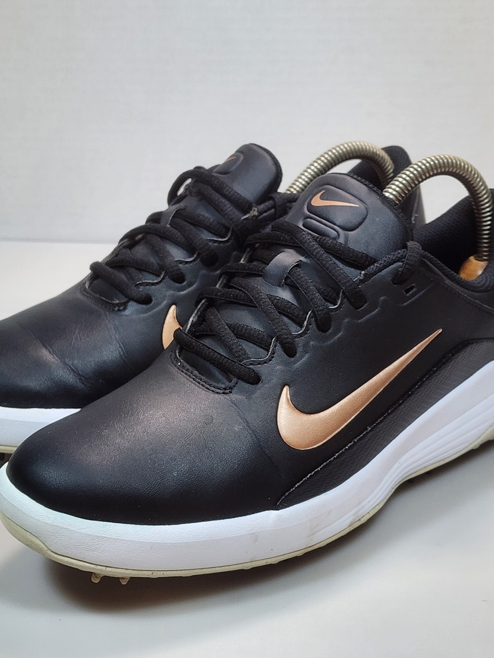 Nike Women's Vapor Wide Sneaker Golf Shoes Black Bronze AQ2324-001 Size 8.5